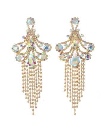 Crystal Chandelier Post Earrings