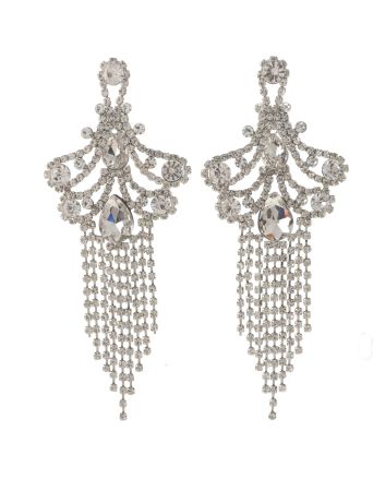 Crystal Chandelier Post Earrings