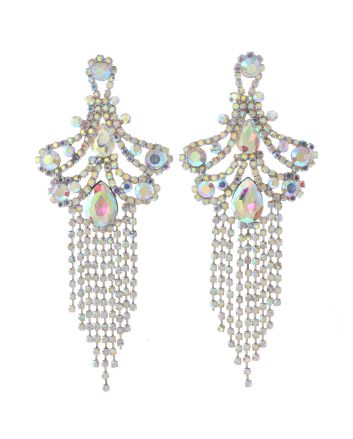 Crystal Chandelier Post Earrings