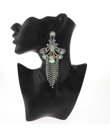 Crystal Chandelier Post Earrings