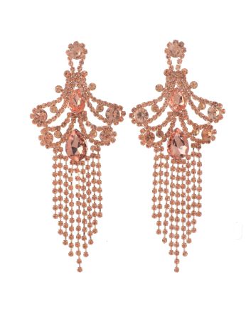 Crystal Chandelier Post Earrings