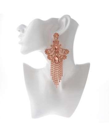 Crystal Chandelier Post Earrings
