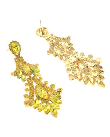 Crystal Rhinestone Drop Earrings