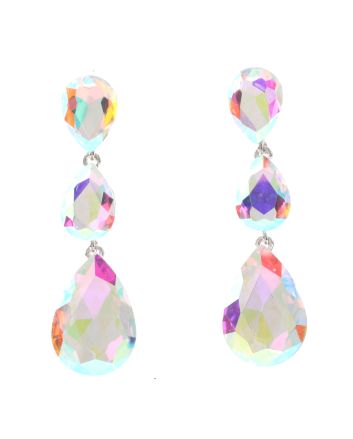 Crystal Rhinestone Drop Earrings