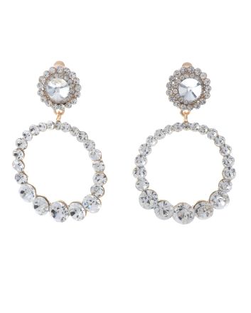 Crystal Clip-On Earrings
