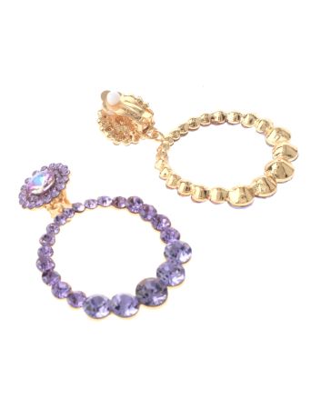 Crystal Clip-On Earrings
