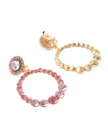 Crystal Clip-On Earrings