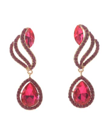 Crystal Post Earrings