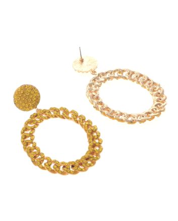 Large Crystal Drop Earrings