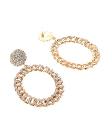Large Crystal Drop Earrings