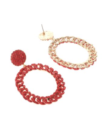 Large Crystal Drop Earrings