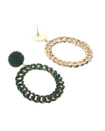 Large Crystal Drop Earrings