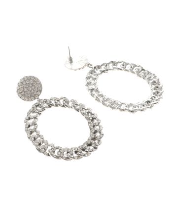 Large Crystal Drop Earrings