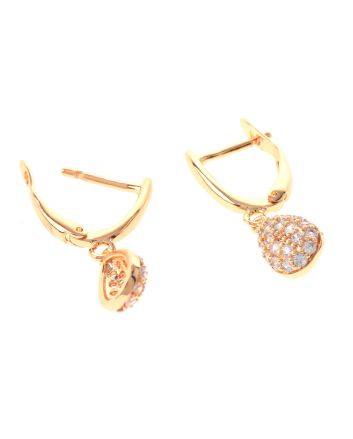 Gold Plated Drop Earrings