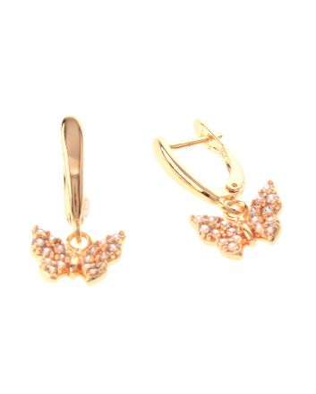 Gold Plated Drop Earrings