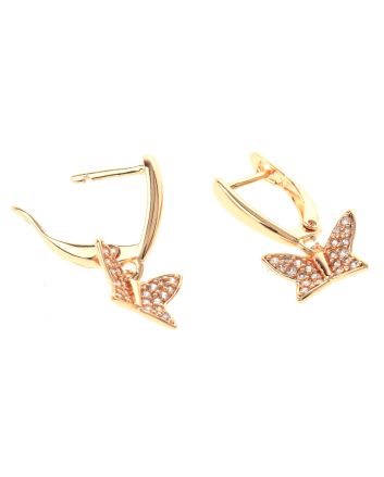Gold Plated Drop Earrings