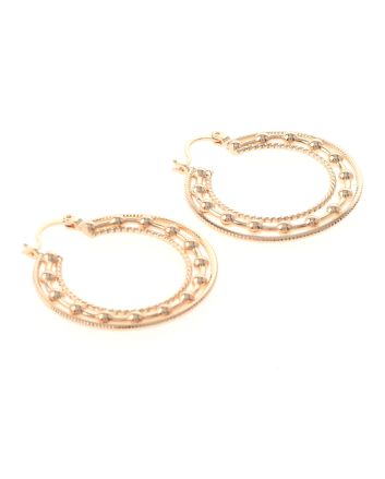 Gold Plated Hoop Earrings