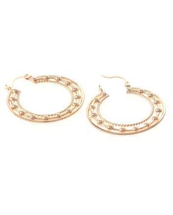 Gold Plated Hoop Earrings