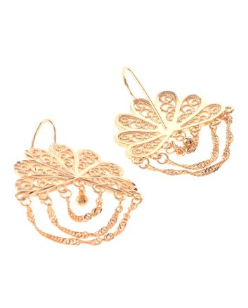 Gold Plated Drop Earrings