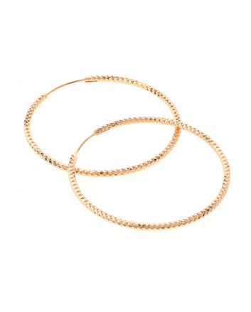 Gold Plated Hoop Earrings