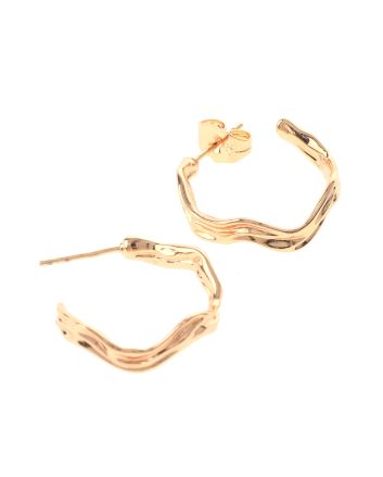 Gold Plated Hoop Earrings