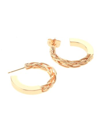 Gold Plated Hoop Earrings