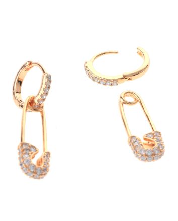 Gold Plated Drop Earrings