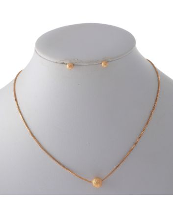 Gold Plated Necklace Set