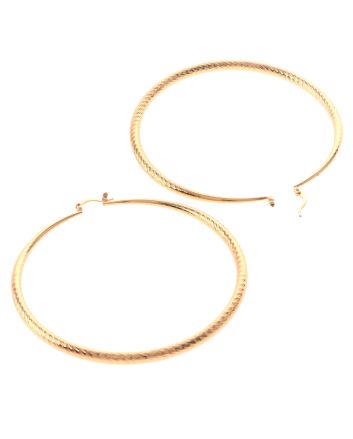 Gold Plated Hoop Earrings