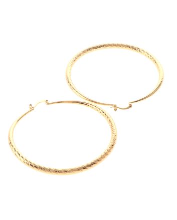 Gold Plated Hoop Earrings