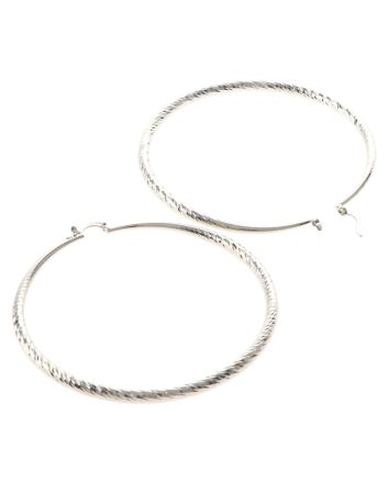 Silver Plated Hoop Earrings