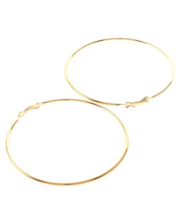 Gold Plated Hoop Earrings