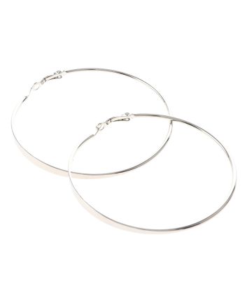 Silver Plated Hoop Earrings