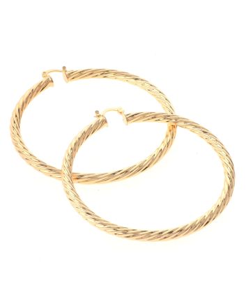 Gold Plated Hoop Earrings