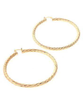 Gold Plated Hoop Earrings
