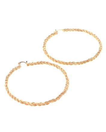 Gold Plated Hoop Earrings