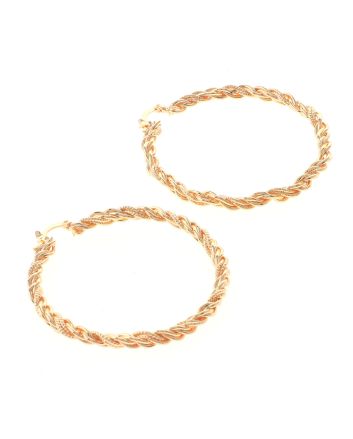 Gold Plated Hoop Earrings