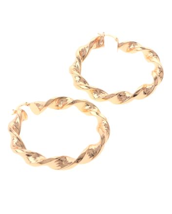 Gold Plated Hoop Earrings