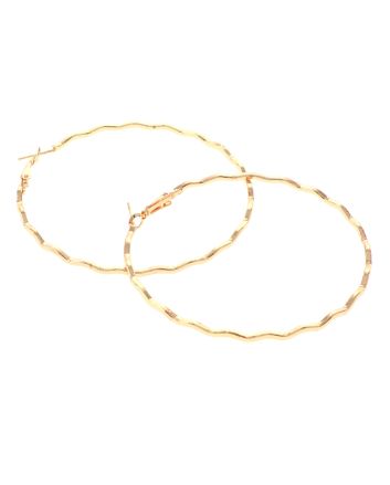 Gold Plated Hoop Earrings