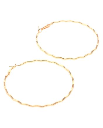 Gold Plated Hoop Earrings