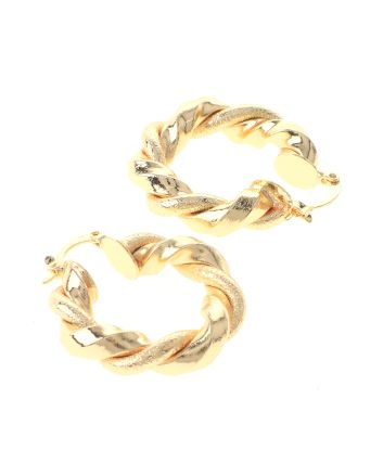 Gold Plated Hoop Earrings