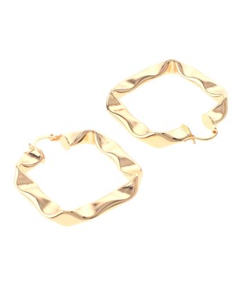 Gold Plated Hoop Earrings