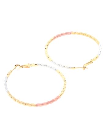 Gold Plated Hoop Earrings