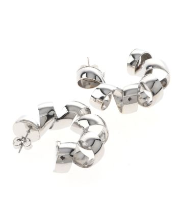 Silver Plated Hoop Earrings