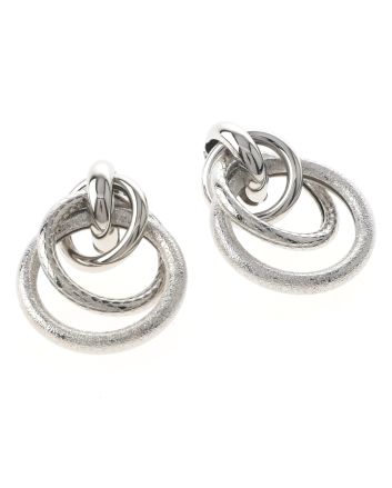 Silver Plated Drop Earrings