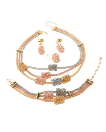 Gold Plated Necklace Set