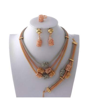 Gold Plated Necklace Set