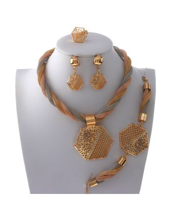 Gold Plated Necklace Set