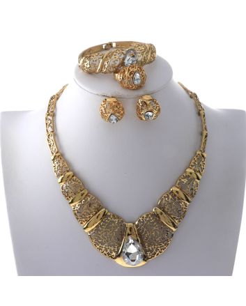 Gold Plated Necklace Set