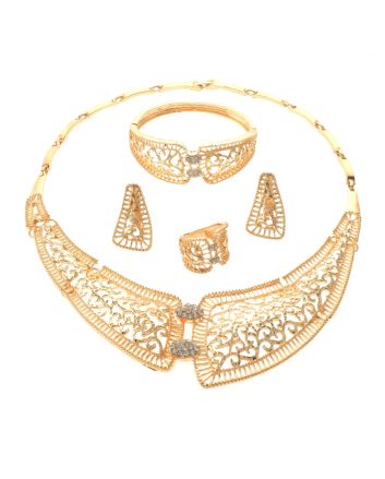 Gold Plated Necklace Set